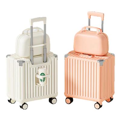子母行李箱20寸女小型可登机