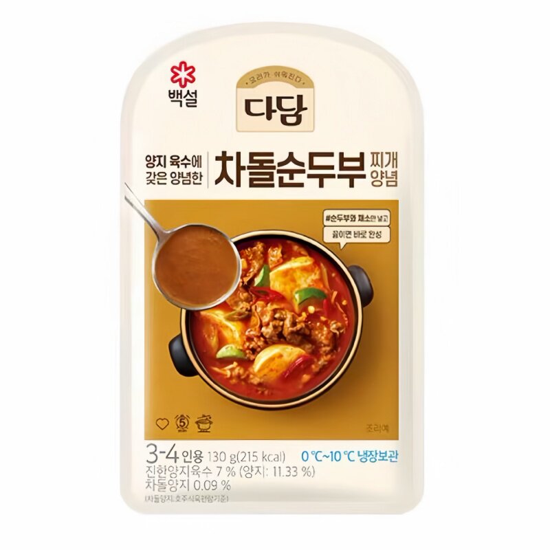希杰CJ豆腐蛤蜊汤进口酱料浓郁