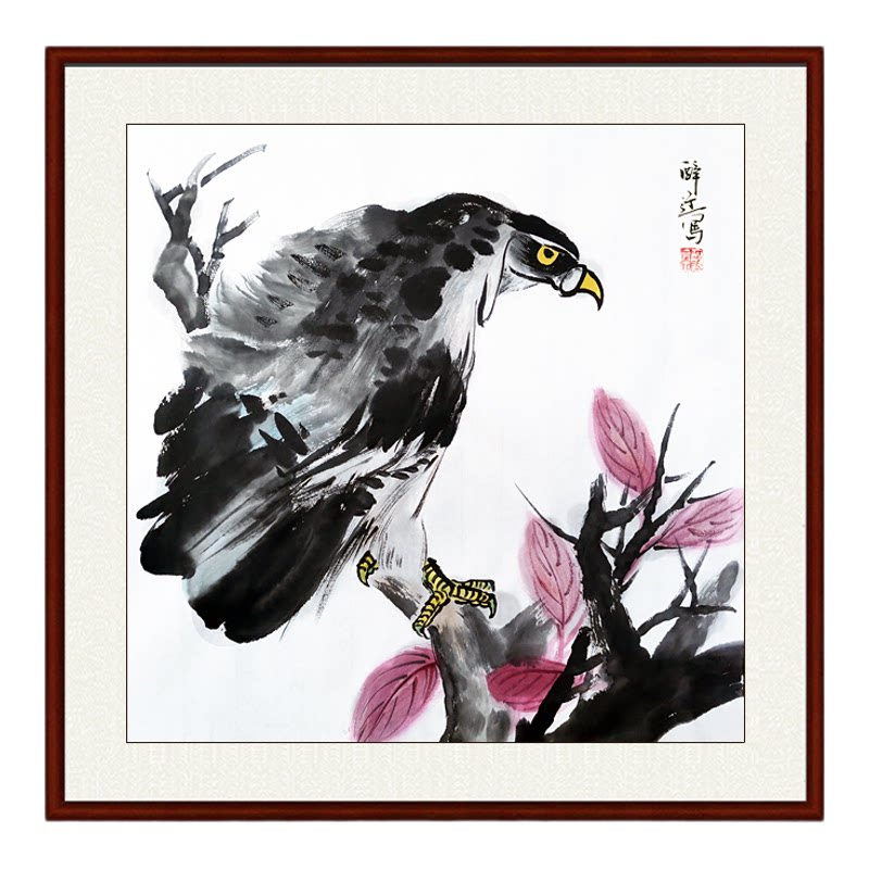 手绘国画真迹字画客厅书画花鸟