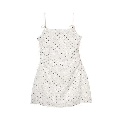爱心波点吊带连衣裙女夏季