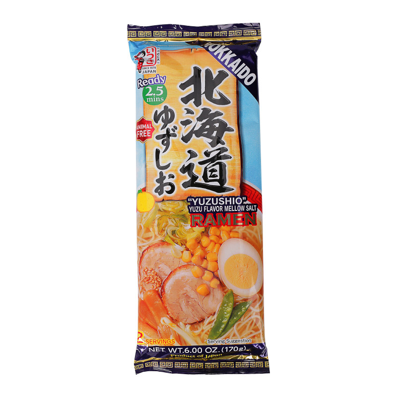日本进口五木北海道盐味拉面速食