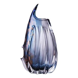 现代轻奢水晶琉璃玻璃插花瓶客厅水养绿植餐桌感装饰摆件