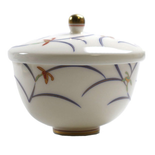 香兰社茶杯托碟盖子日本进口有田烧茶具小盖碗轻奢日式单只陶瓷杯