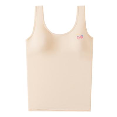 女童发育期少女二三阶段背心纯棉