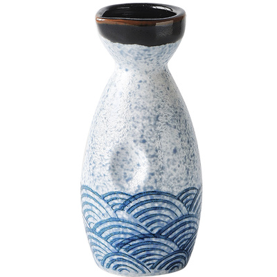 海波纹套装中式家用陶瓷酒杯