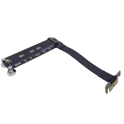 PCI-E3.0X1转M.2/NVME固态SSD延长线B250可显卡遮挡10CM接口硬盘