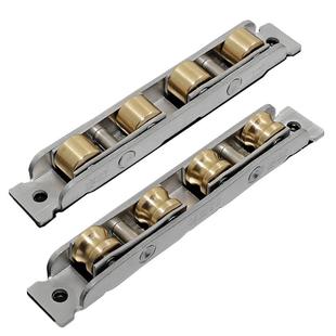 老式塑钢窗滑轮门窗推拉窗户下面轨道滚轮玻璃移门不锈钢配件门地