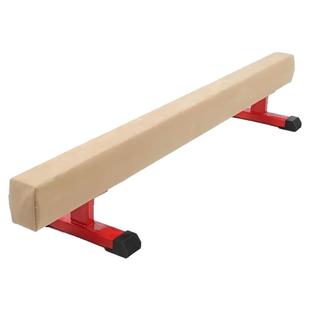 鹿皮绒儿童体能训练独木桥幼儿园折叠体测软包平衡木家用馆用