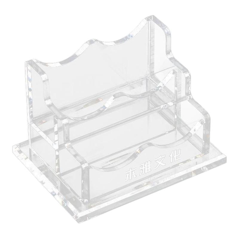 名片盒展会用品透明塑料收集箱
