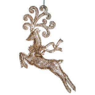 掬涵圣诞节装饰2024年新款圣诞树挂饰天使驯鹿星星挂件送朋友礼物