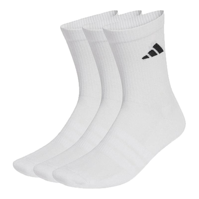 Adidas阿迪达斯三双装舒适中筒男袜女袜运动袜子JZ0530
