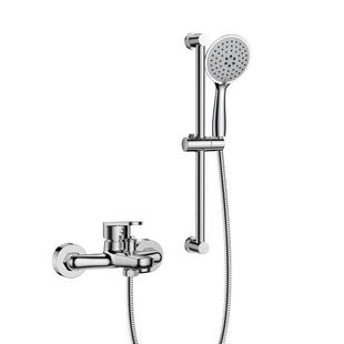 [百亿9折券]四季沐歌卫浴简易花洒套装家用增压淋雨无顶喷淋浴器