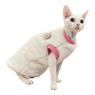 貂毛背心斯芬克斯无毛猫德文衣服保暖矮脚仿兔毛柔软舒适不掉毛