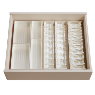 碗碟收纳架厨房抽屉内置碗架橱柜碗盘收纳分隔柜内抽屉分隔置物架