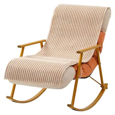 单人沙发垫盖布毛绒冬季纯色坐垫单个座垫沙发椅垫套罩防滑椅子垫