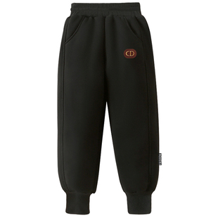 男女童裤子秋冬款外穿儿童休闲裤棉裤三层夹棉加绒加厚冬季保暖裤