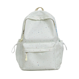 卡通星星双肩包女高中学生韩版ins风高颜值大容量小众初中生书包