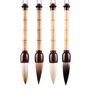 紫芳斋毛笔大斗笔狼毫羊毫兼毫写对联专用笔大号特大号写春联福字斗方提斗抓笔大毛笔初学大楷书法国画创作笔