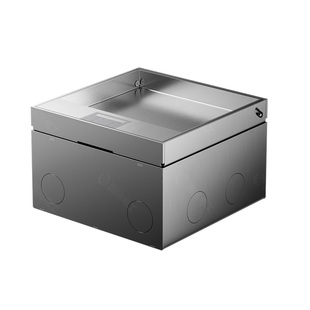 不锈钢超薄纯平地插座隐藏式大理石地面插座嵌入式五孔隐形地板插