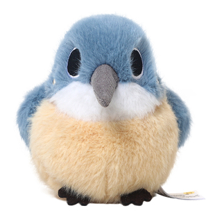捉趣翠鸟毛绒玩具可爱小鸟玩偶公仔陪睡觉抱枕床上娃娃女生日礼物