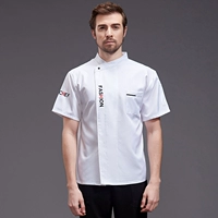 Модный, белый, короткий рукав