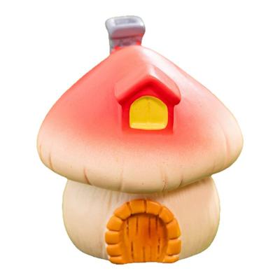 可爱蘑菇小房子精灵解闷桌面摆件