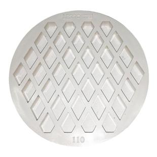 PVC加厚塑料过滤网阳台75塑胶地漏片简易内插圆形室外出水口管帽