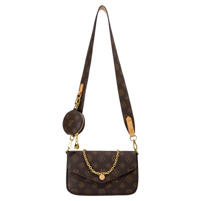 LAOYJA高级感老花宽肩带小方包