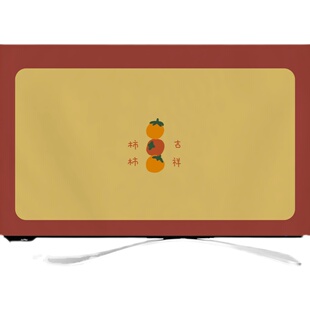 65寸电视机罩防尘罩2021年新款简约现代盖巾50寸帘防尘布盖布液晶