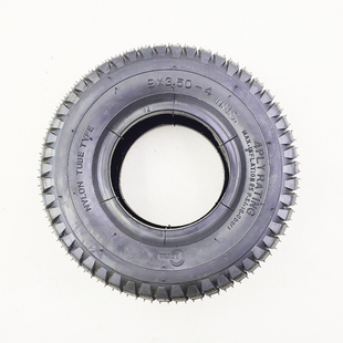 9寸电动四轮车9×3.50-4轮胎老年代步车前后轮9*3.50内外胎实心胎
