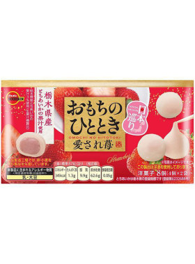 日本进口布尔本草莓爆浆麻薯