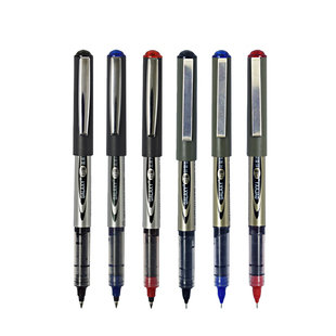 白雪直液式走珠笔中性笔水性签字笔考试用子弹头针管式办公文具