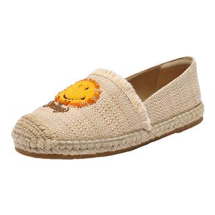 百丽SMEILEY联名渔夫鞋女夏季新款商场同款度假风单鞋3YS24BA5