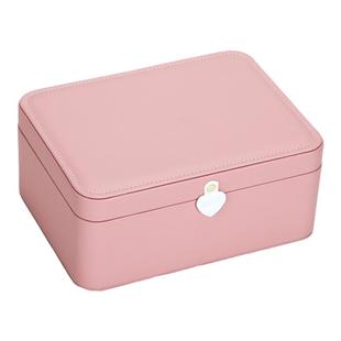 首饰盒高档精致黄金珠宝首饰收纳盒项链耳环手镯新款女生礼物