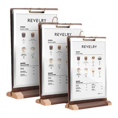 翻页台卡展示牌桌面餐牌