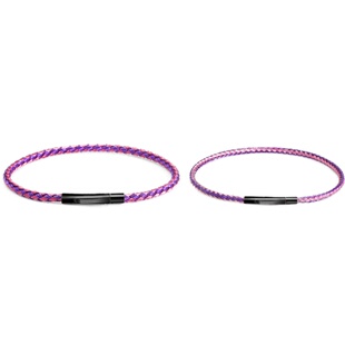 防水手链绳钢丝编织手绳DIY串珠红绳情侣款可穿珠子饰品手串绳黑