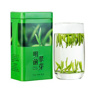 湄潭翠芽茶特级罐装2025新茶叶明前头采清香型高山云雾茶250克