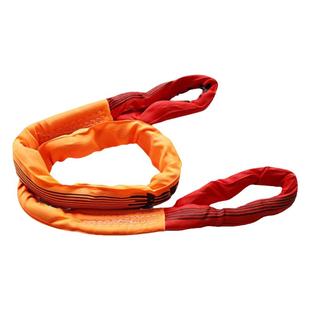 上海沪工公司柔性双扣吊装带国标5/10吨T工业起重圆环型软吊带吊