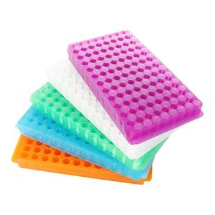 荣码双面板离心管架PCR管架塑料24孔/48孔/60孔/90孔实验室试管架 适配0.5/1.5/2ml双面架 多功能管架