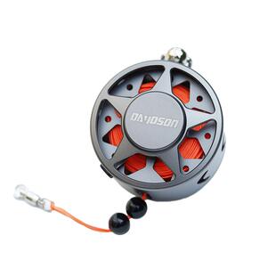 航空铝防锈潜水SMB象拔线轮浮标放绳器导潜绳绕线轮30米15米水肺