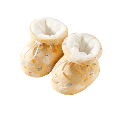 爱贝迪拉婴儿步前鞋秋冬款软底袜