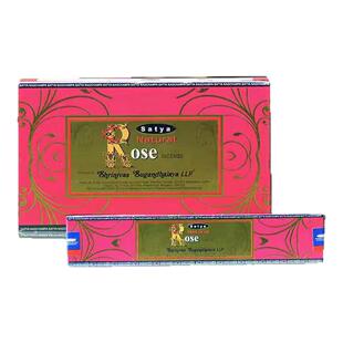 印度SATYA线香进口香薰手工老山檀白鼠尾草家用室内香氛宁静