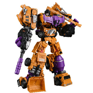 儿童变形合体大力神工程挖掘推土车翻斗搅拌车机器人男孩金刚玩具