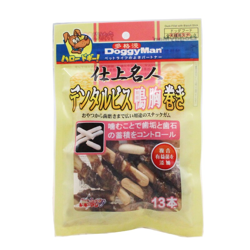 多格漫磨牙饼干小型犬通用鸭肉卷
