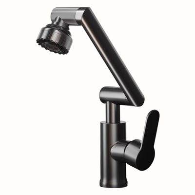 招财猫水龙头机械臂万向旋转