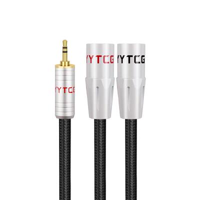 YYTCG3.5转双卡农公音频线