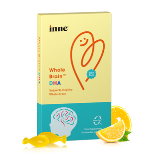 inne因你全脑DHA儿童学生补脑增强学习记忆力3岁以上胶囊藻油40粒