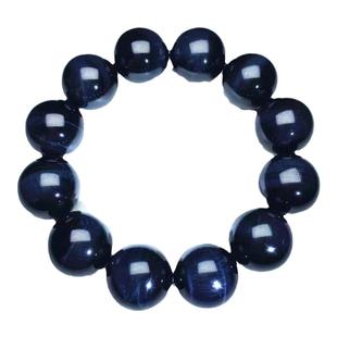 天然水晶 蓝虎眼石手链 木变石手串硅化棉石 鹰眼石虎睛石 闪电纹