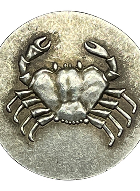 希腊古币饰品硬币项链白铜不掉色