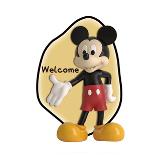 米奇电梯间厅入户门口外贴纸画楼梯墙面装饰玄关布置亚克力3d立体